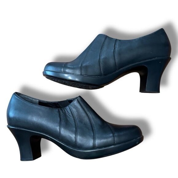 Dansko Bennett Ankle Boot Booties Heels Black Leather Women Sz EUR 41 / US 8.5 - Picture 5 of 9